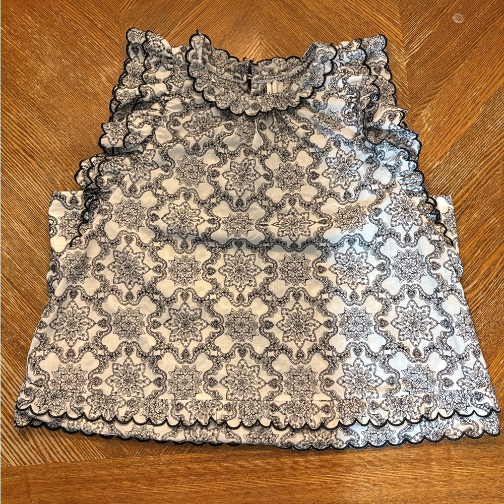 Anthropologie Ruffle Blouse